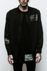 424 Silk Bomber (Black)