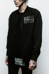 424 Silk Bomber (Black)