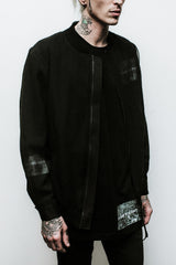 424 Silk Bomber (Black)