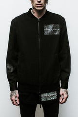 424 Silk Bomber (Black)