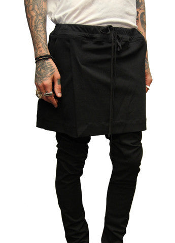 Harpoon Skirt Trousers in Aubergine Black – SVRN