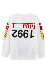 1992 WHITE RARI LONG SLEEVE T-SHIRT