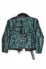 RAD Vintage Leather Motorcycle Jacket (Black)