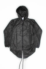 UEG  BLACK TYVEK PAPER PARKA