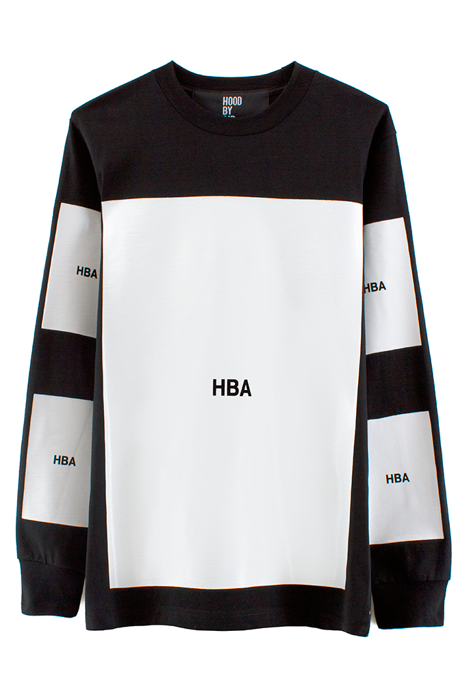 HBA Block Tee w/ Back Pack Flap (Black) – FourTwoFour on Fairfax