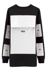 HBA Block Tee w/ Back Pack Flap (Black)