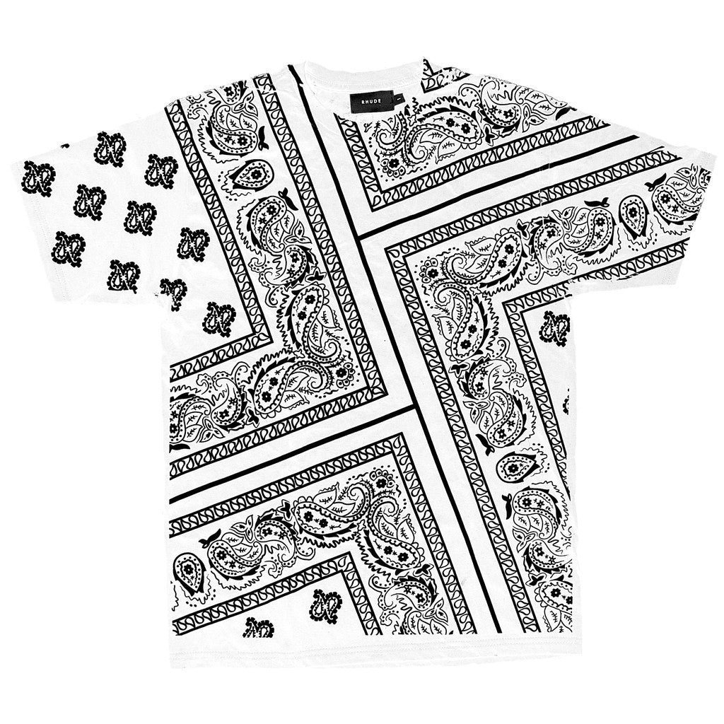 White bandana deals shirt