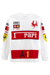 1992 WHITE RARI LONG SLEEVE T-SHIRT