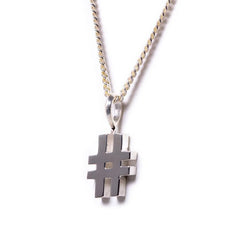 Hashtag Necklace by 424